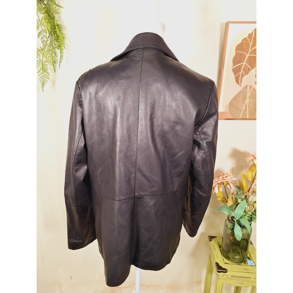 Wilson Leather Pelle Studio Women's V-Neck Leather Jacket 100% Leather - Picture 3 of 8
